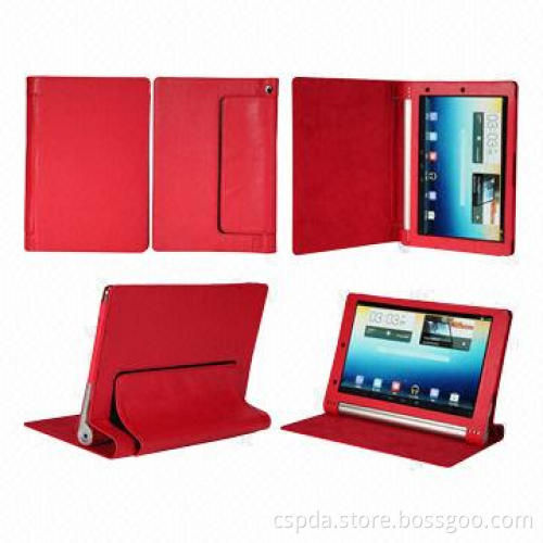 PU leather back stand case for Lenovo Yoga tablet, 8 inches (B6000)